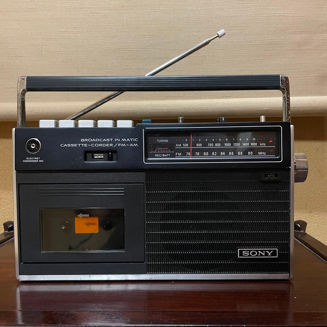 SONY／ソニー／ラジカセ／CF-1500／メンテナンス済み／メンテセット付属
