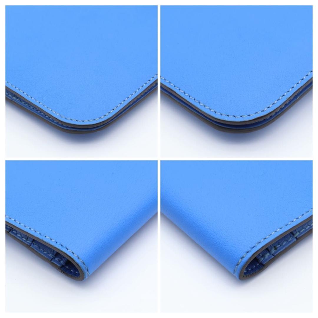 【極美品】HERMES ドゴンロング　ヴォースイフト　ブルーパラダイス　長財布