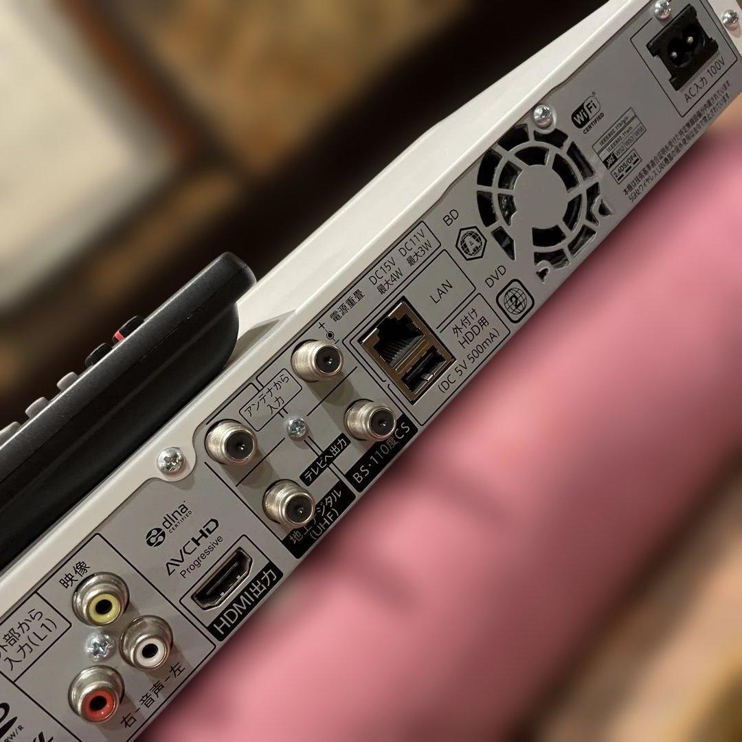 シャープBD−WW1100 12倍録2番組W録 1000GB 新品リモ付フル装備