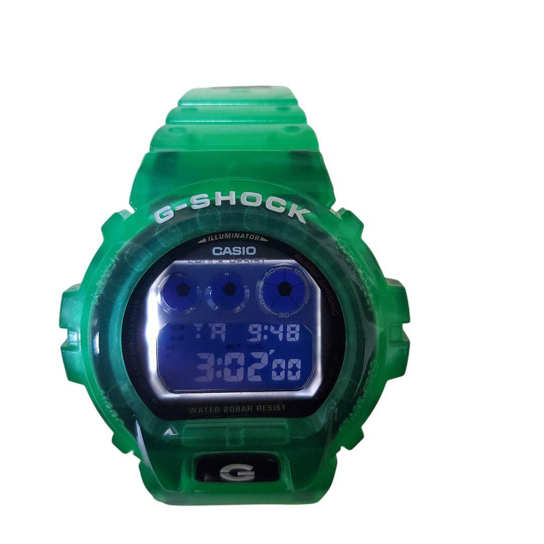 【状態良好】CASIO G-SHOCK DW-6900JT スケルトングリーン
