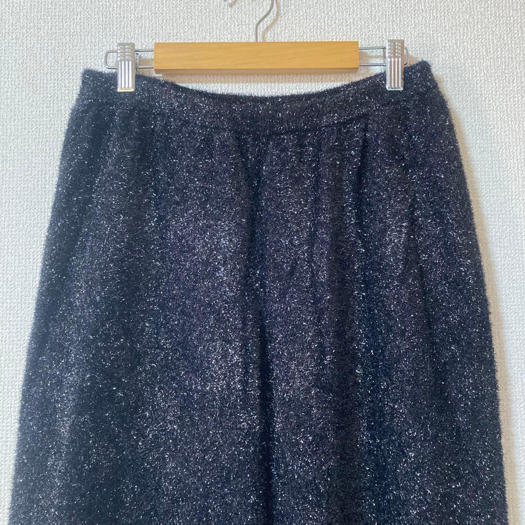【新品タグ付】H beauty & youth スパークルニットパンツ　ラメ