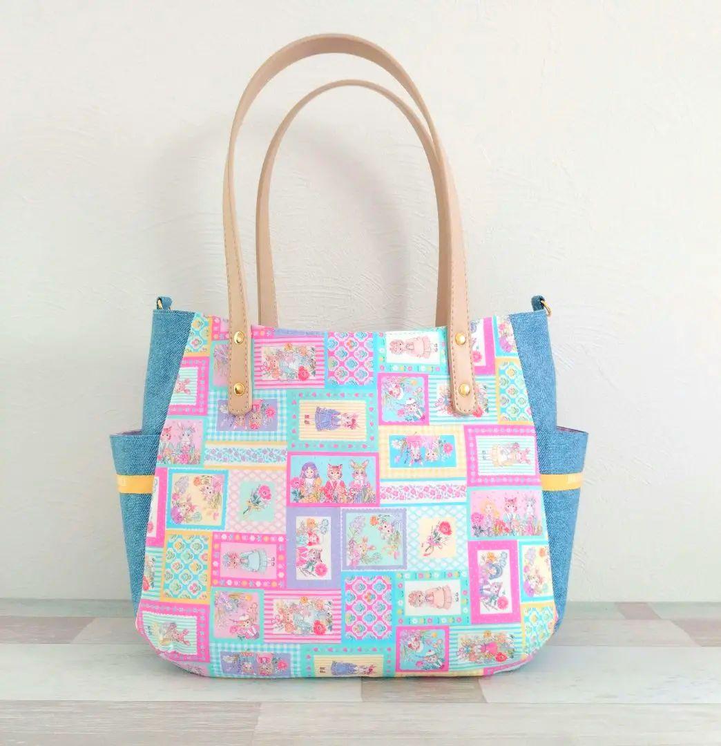 専用☆サイドポケット付きぷっくりバッグ☆ ジョリーフルール