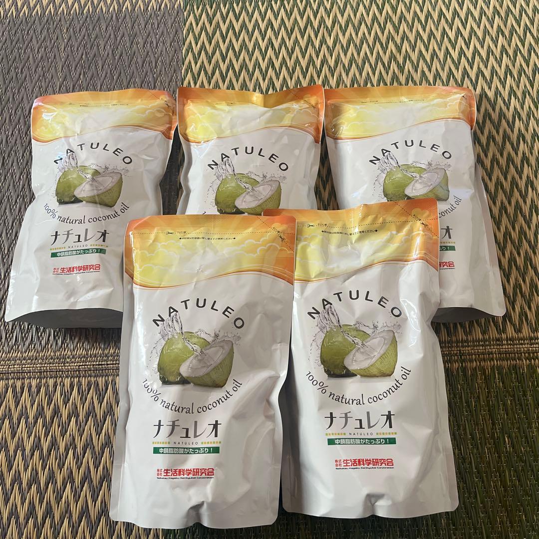 NATULEO 100% natural coconut oil 5袋セット