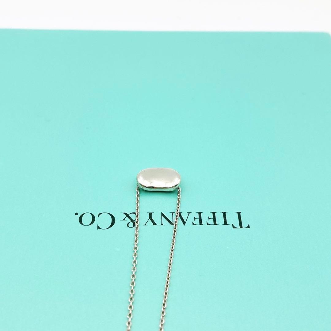 2925-1 人気✨Tiffany ビーン　スモール　ネックレス　SV925