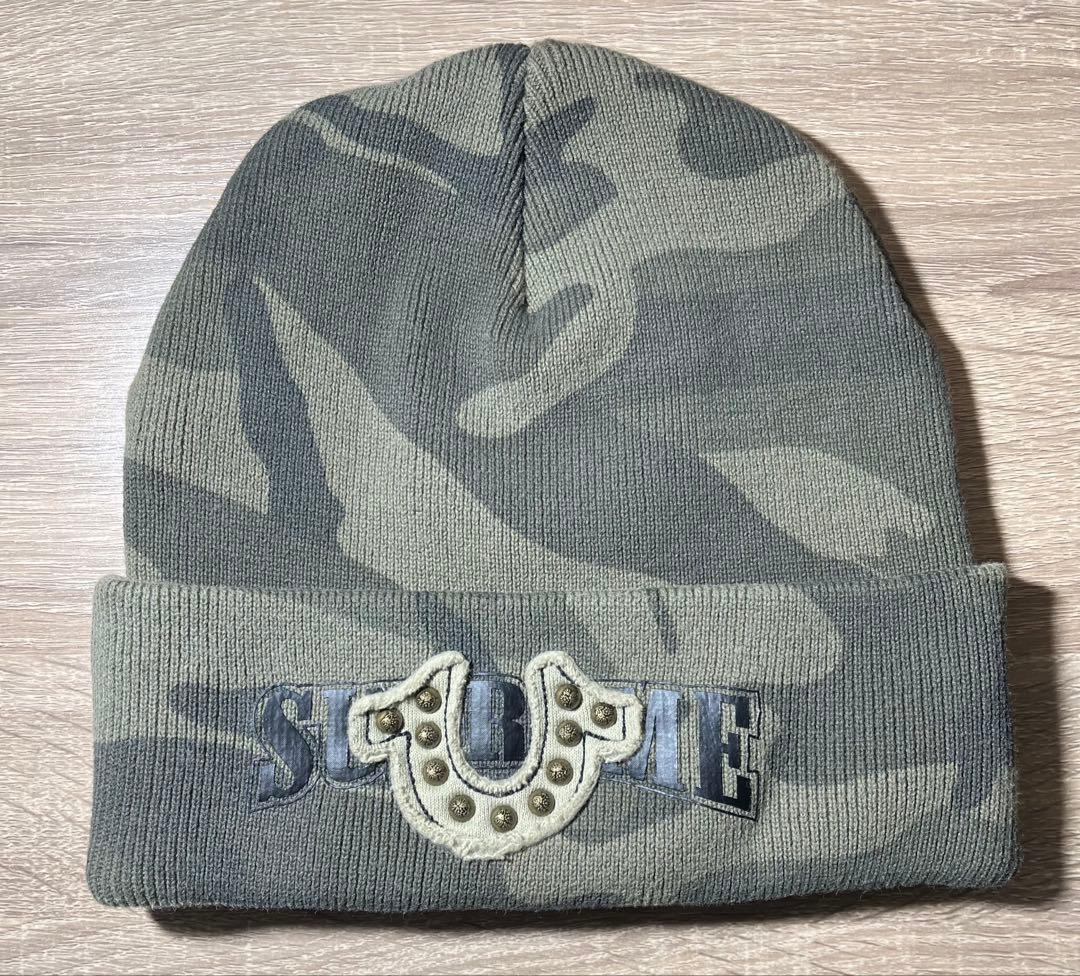 帽子 Supreme truereligion beanie camo
