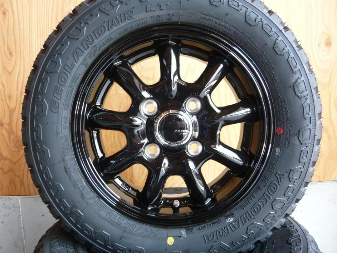 ya-co8　ナット付き☆ヨコハマジオランダーKT☆145/80R12LT