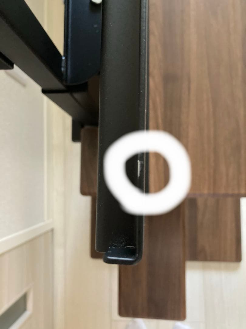 ニトリ　壁よせテレビスタンド　トエル　ミドルブラウン　サウンドバー棚付き