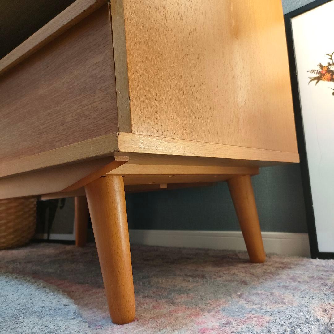 【廃盤品】unico ALBEROアルベロ キャビネット 北欧ナチュラルスタイル