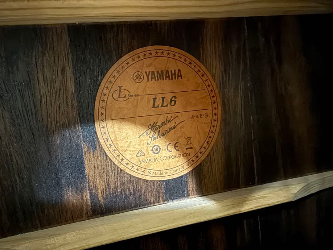 Yamaha LL6 アコースティックギター ブラック