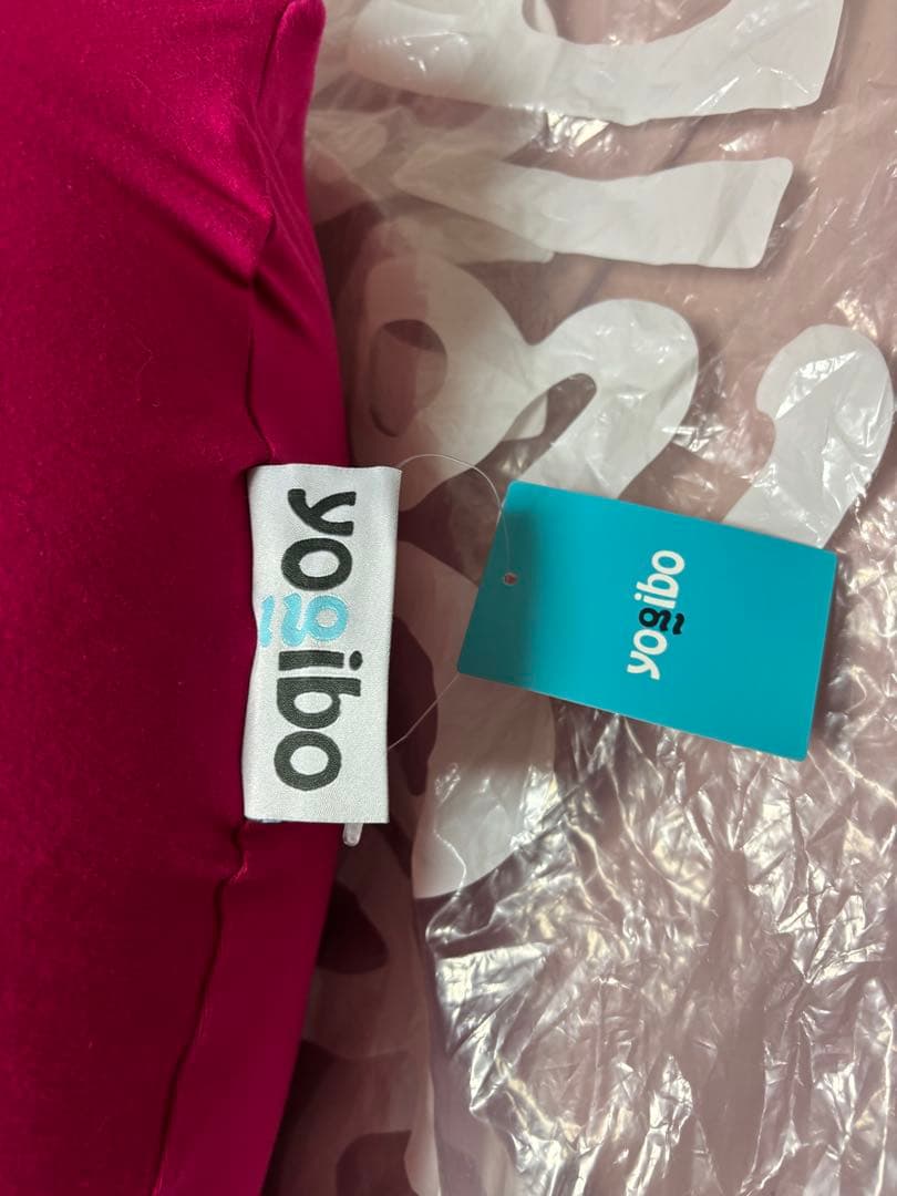 【開封済み未使用品】yogibo ピンクカバー サポート　クッション