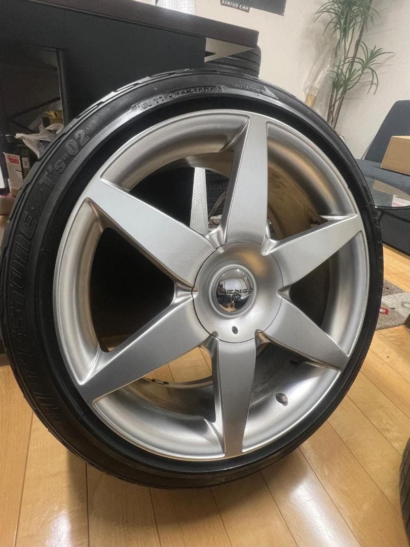 6*6様 LENSO 18x8J ET 45 PCD100/114.3 4穴 4