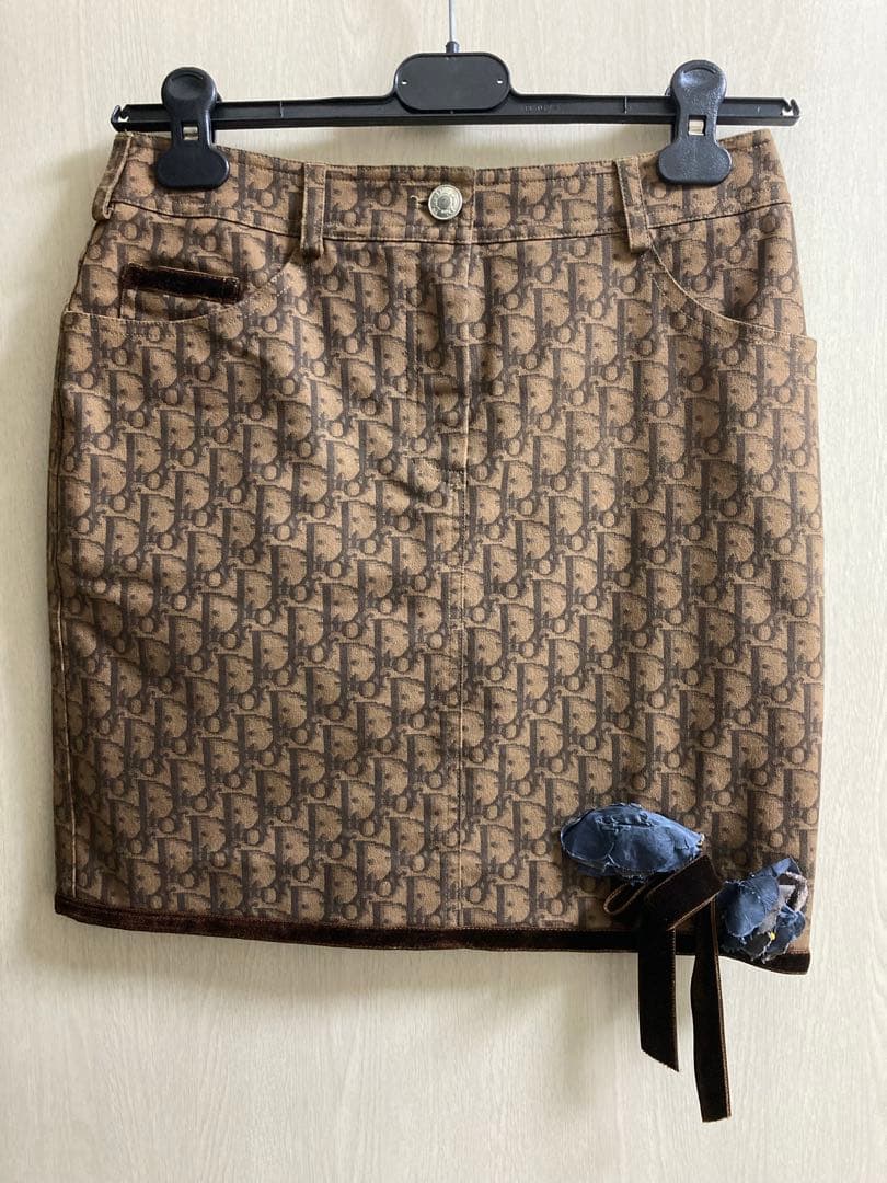 Christian Dior トロッター柄　スカート