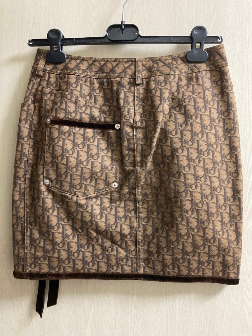 Christian Dior トロッター柄　スカート