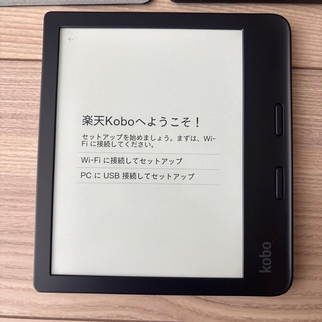 Rakuten Kobo Libra2 電子書籍リーダー　ブラック カバー付き