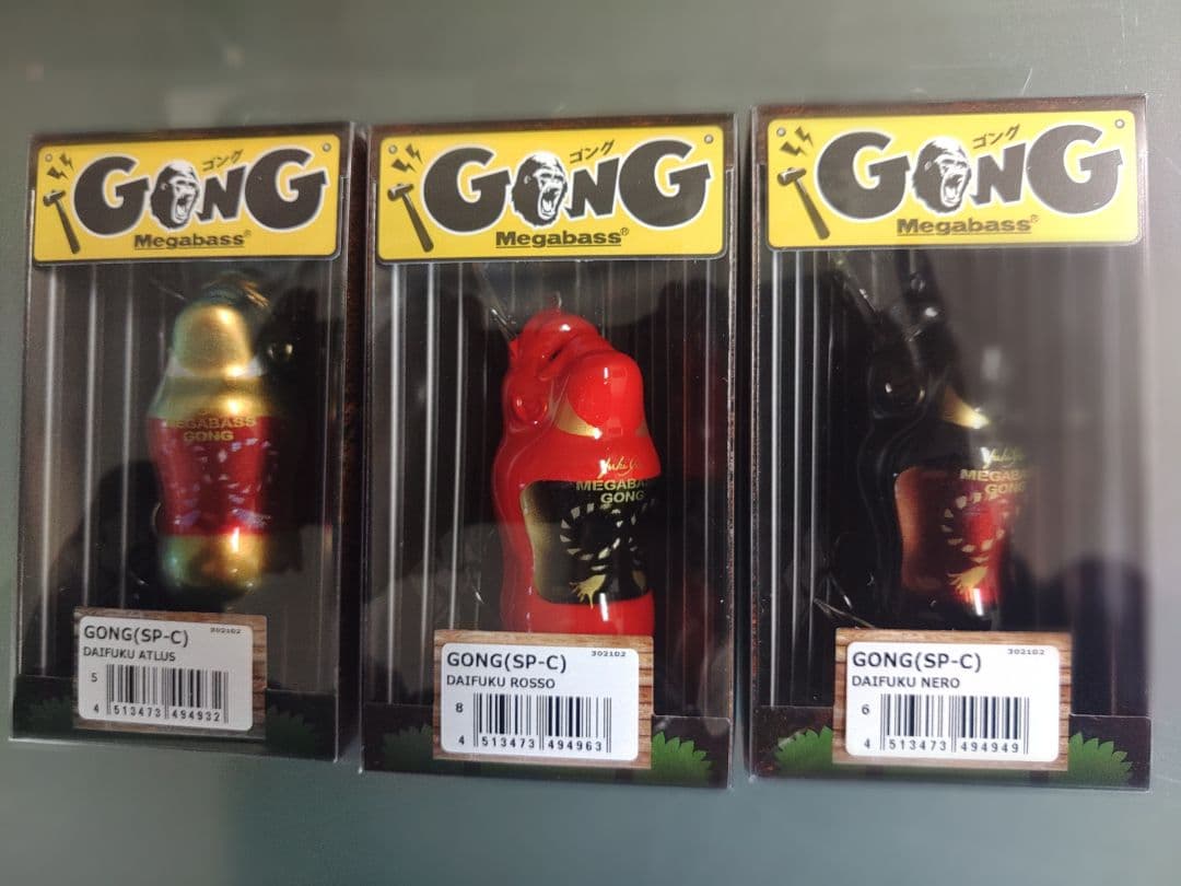 メガバス　福袋2021 必釣祈願大福カラー　ゴング　3セット