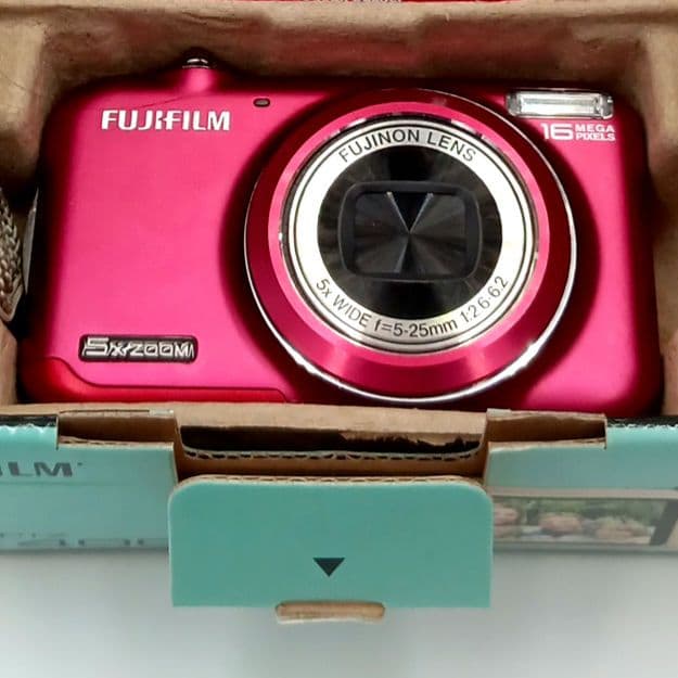 FUJIFILM Finepix JX400 デジタルカメラ レッド