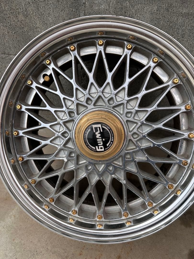 15インチ 6.5J ＋18？　work E-wing