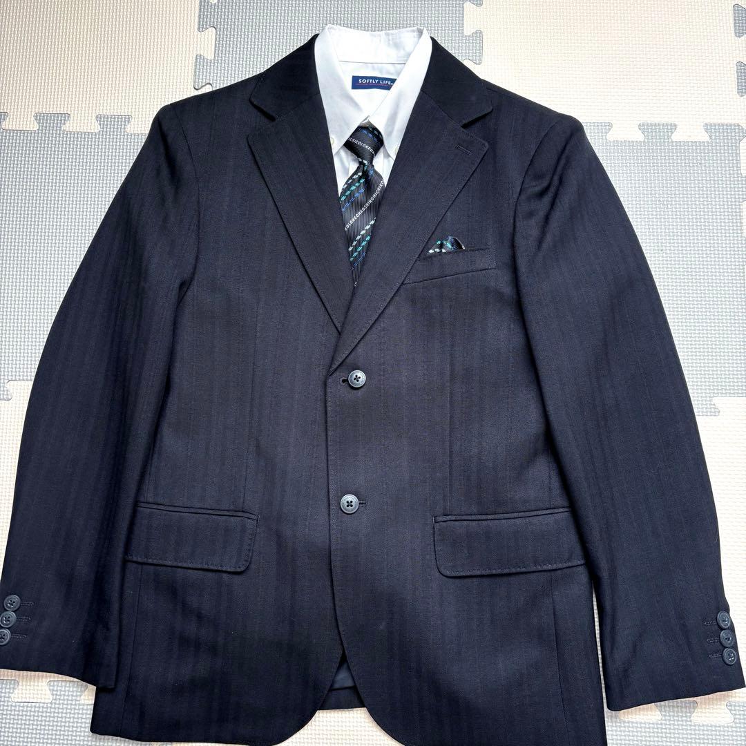 1度着用 新品同様 ミチコロンドンコシノ フォーマル セレモニー スーツ 160