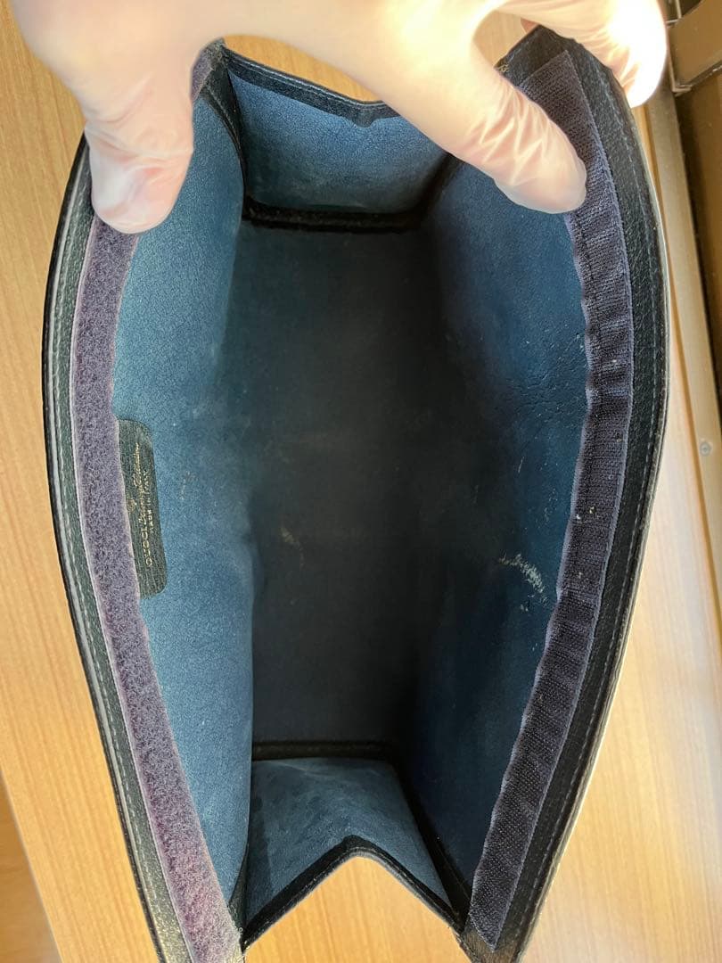 美品　OLD GUCCI クラッチバック　ヴィンテージGGスプリーム　箱付き