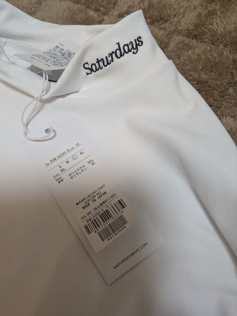 【新品】saturdays NYC モックネックロングスリーブ