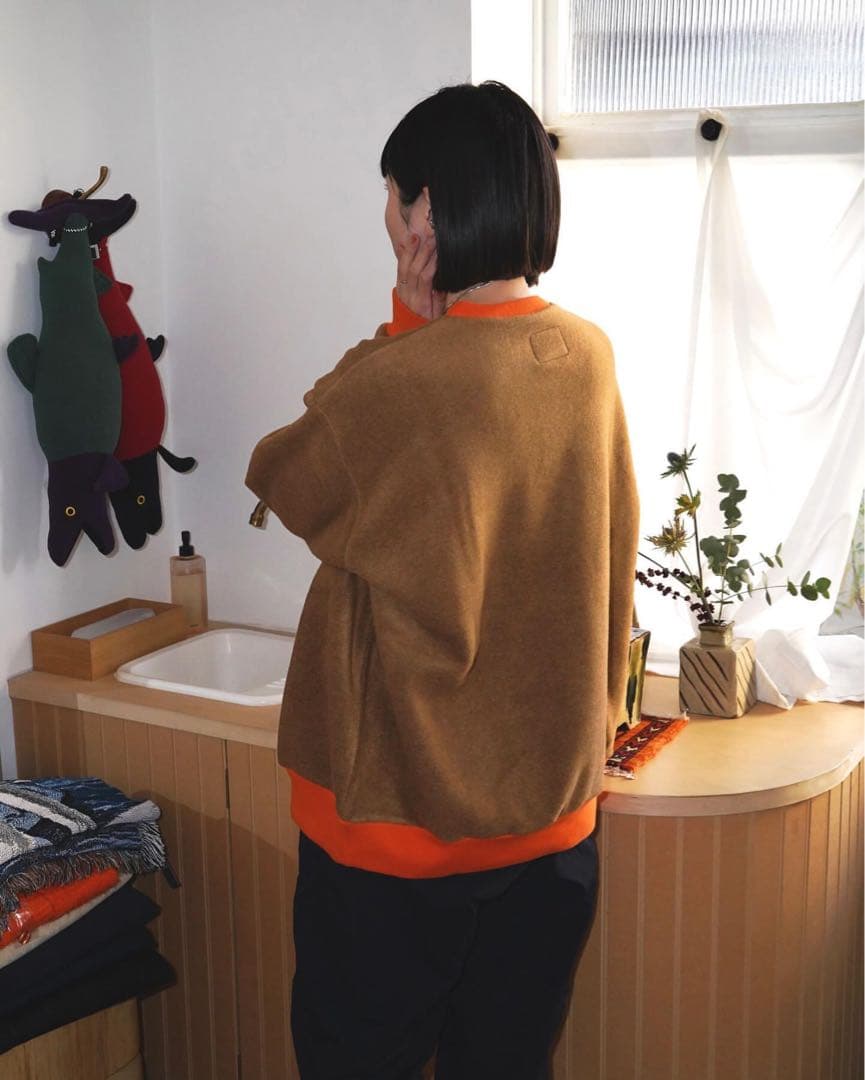 極美品 Connett Fishing Fleece Crew