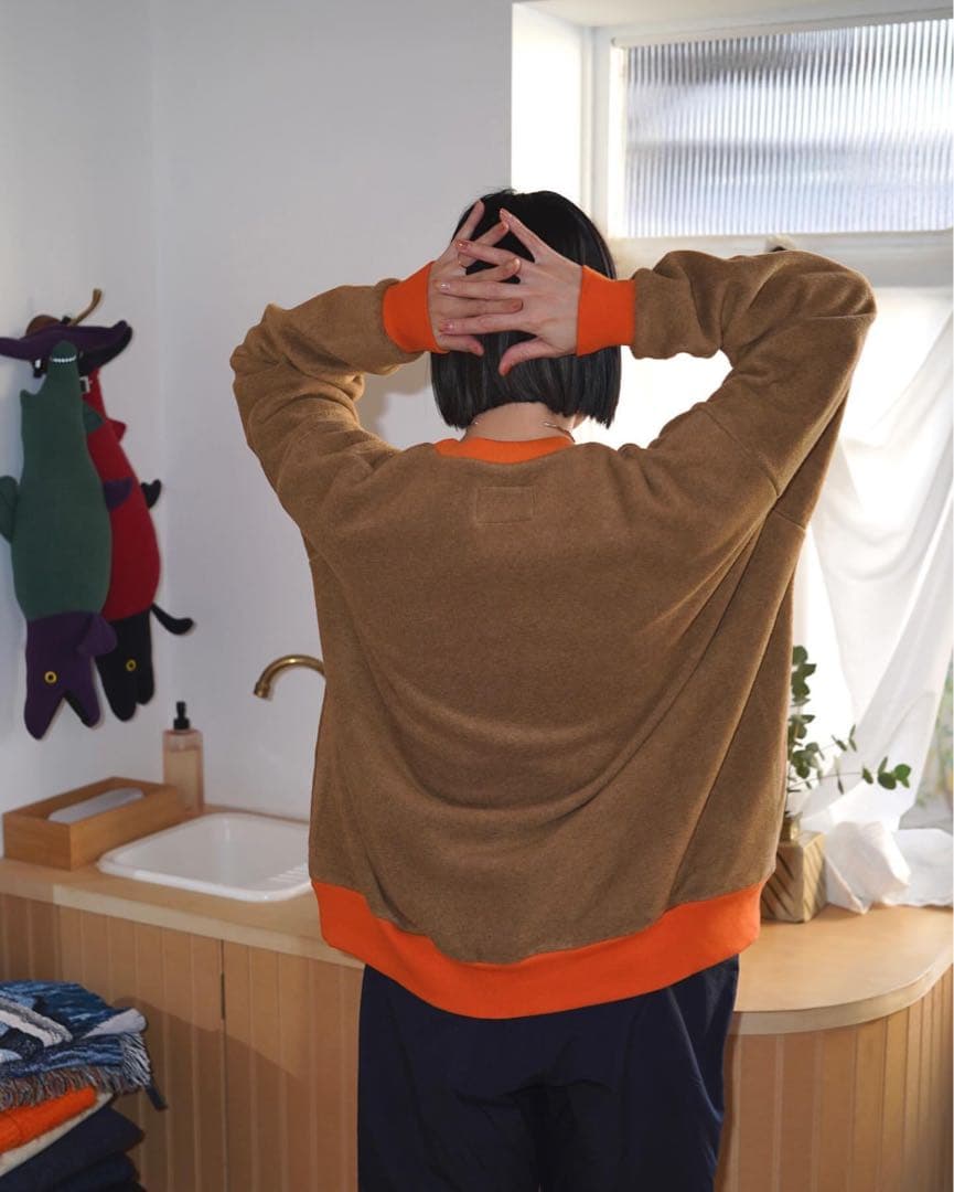 極美品 Connett Fishing Fleece Crew