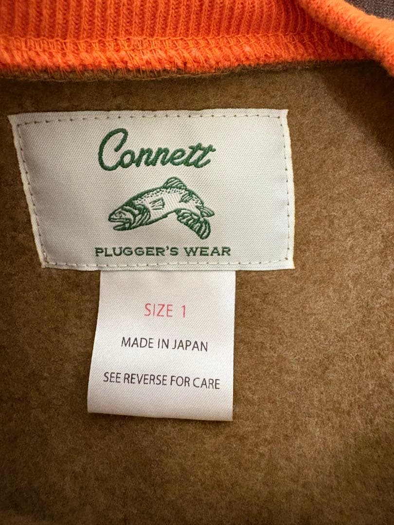 極美品 Connett Fishing Fleece Crew