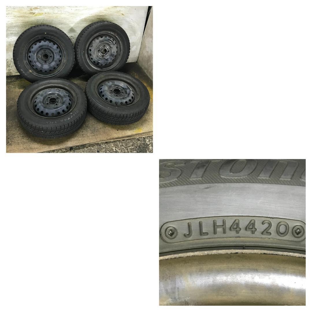 専用259 BRIDGESTONE VRX 155/65R14 スタッドレス