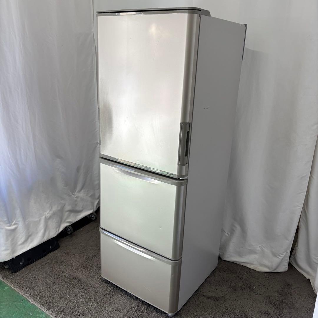 858❤️冷蔵庫　SHARP　300-400ℓ　大型　両開き　中古　安い　設置無料