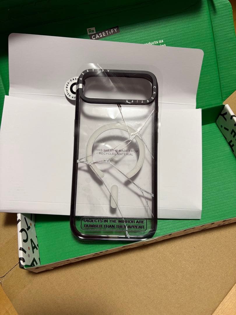 iPhoneアクセサリー casetify iPhoneAir big dumb mirror v2