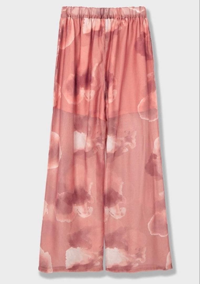 ✨新品【2025.アンティミテBlurred Print Pants】ピンクM