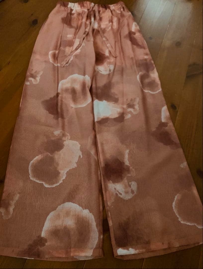 ✨新品【2025.アンティミテBlurred Print Pants】ピンクM