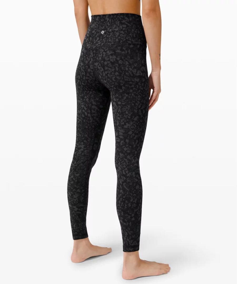 【美品】lululemon alignレギンス 26インチ　レオパード 0