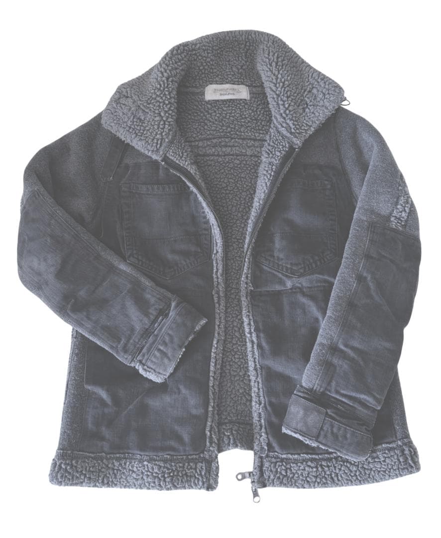 フランシストモークス ロイヤルフラッシュ別注 ボアライナー デニムジャケット