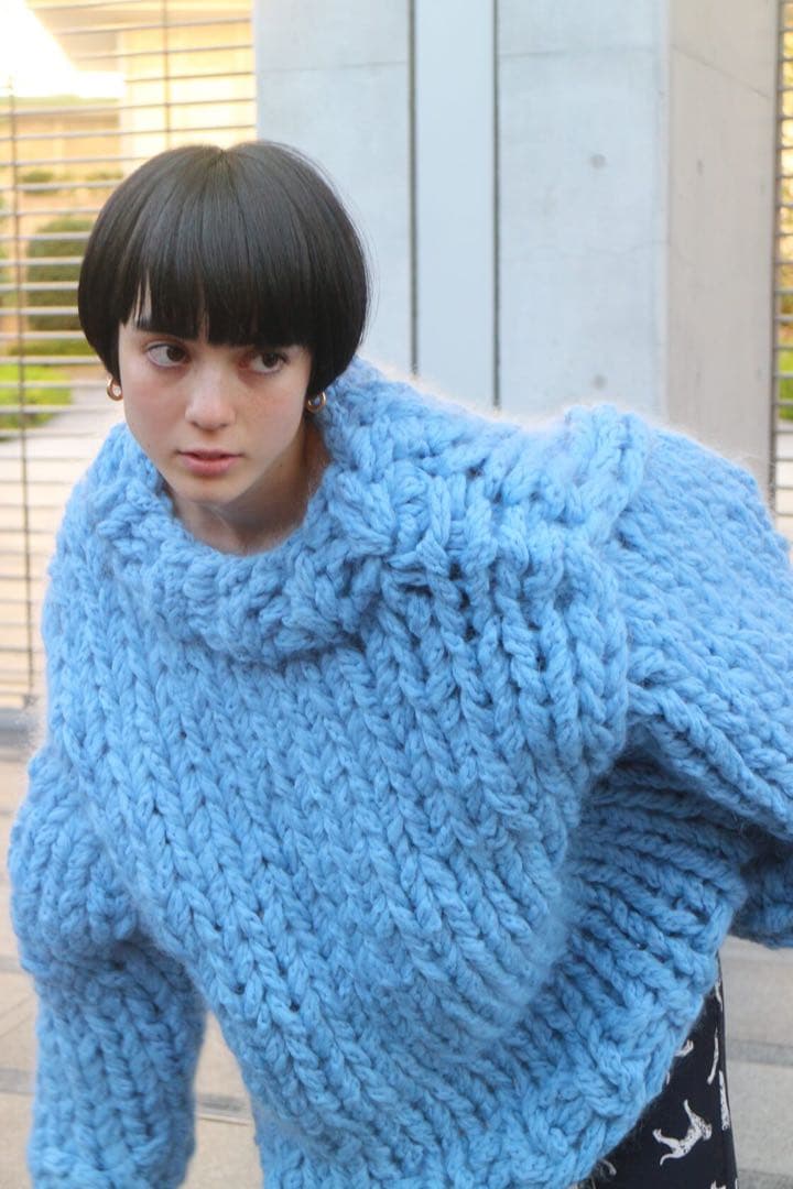Kota Gushiken Massive sweater knit 吉岡里帆