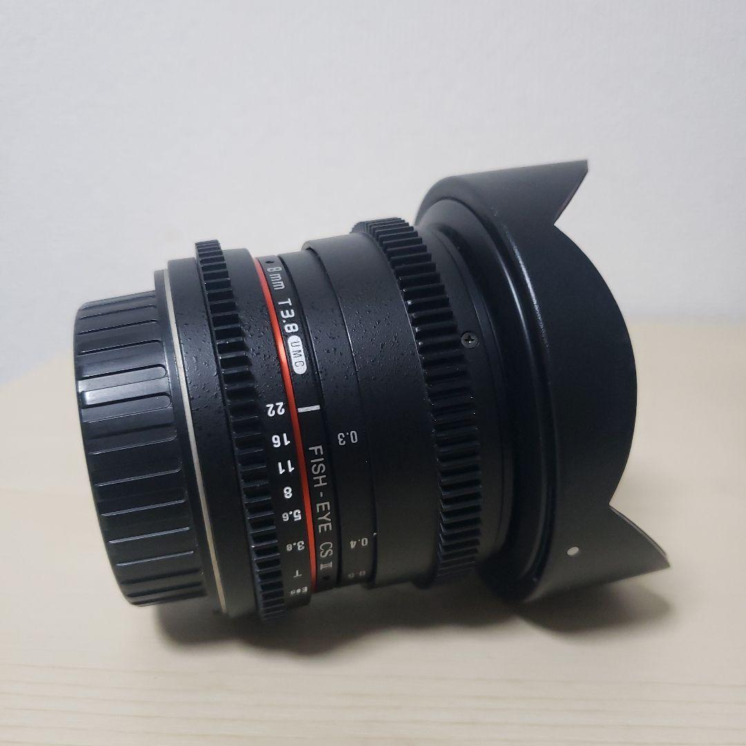 レンズ(単焦点) Samyang 8mm T3.8VDSLR UMC Fish-eye CS II