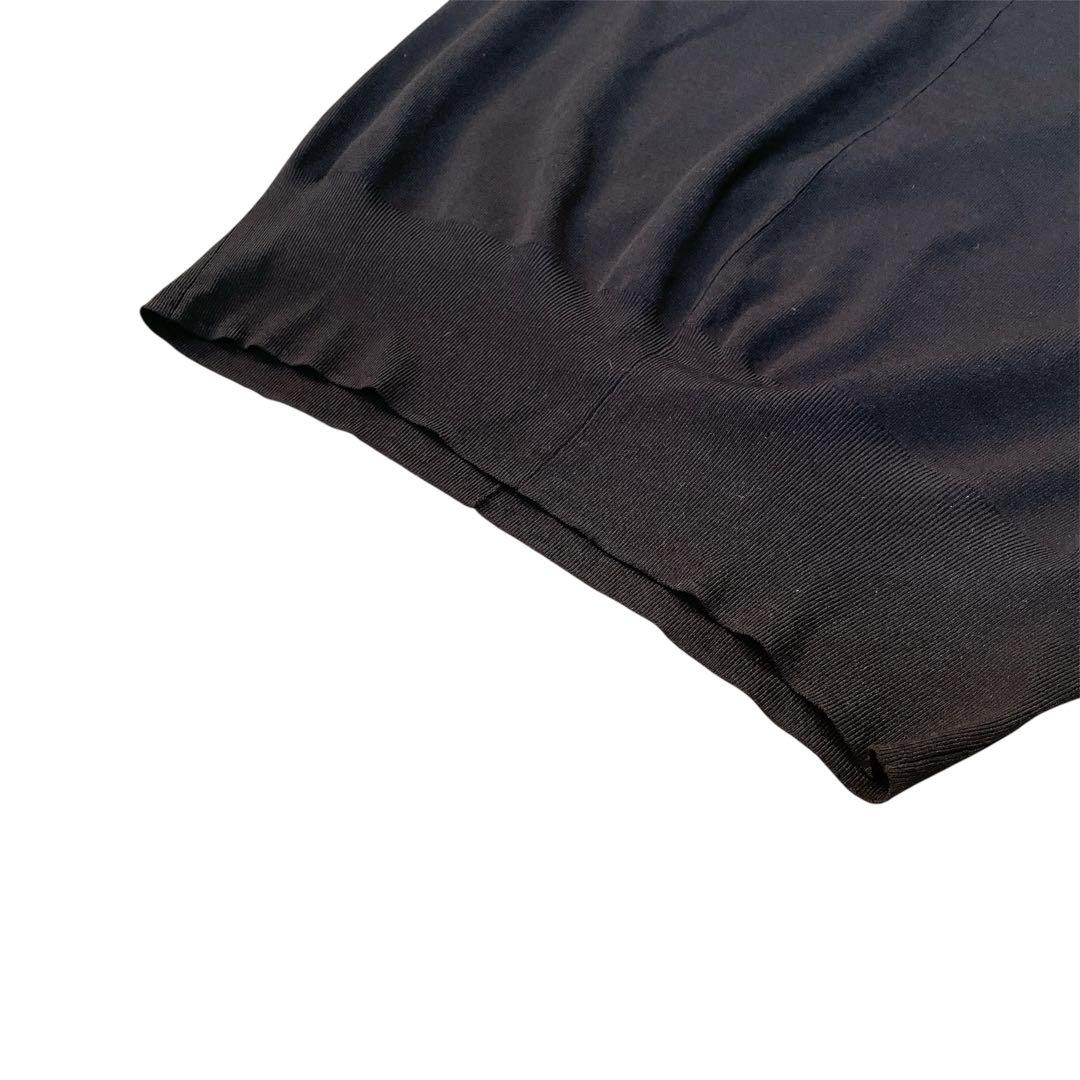 美品✨️ ETRE TOKYO ハイゲージドルマンスリーブニットワンピース 黒