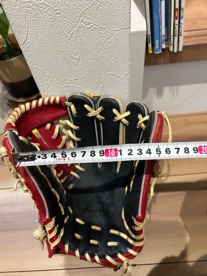 1000円値下げしました！Zeems 軟式グローブ ネイビー/レッド