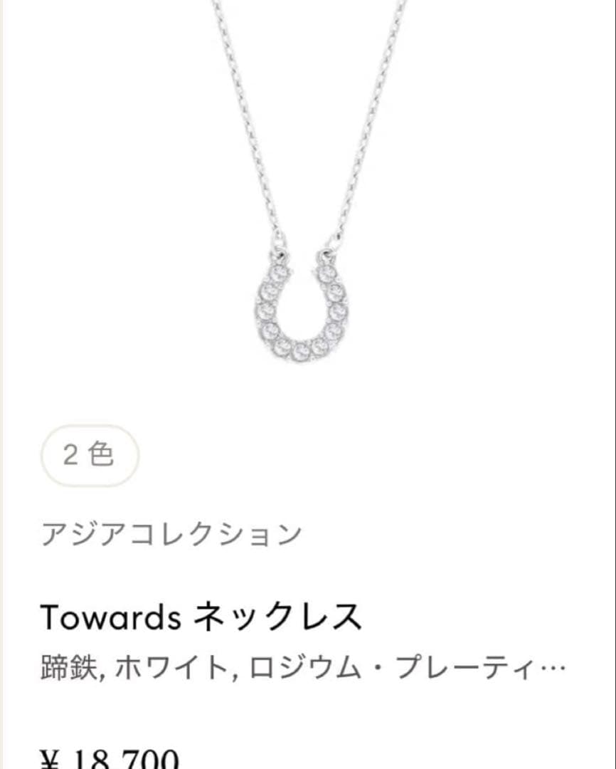Towards ネックレス ホースシュー型