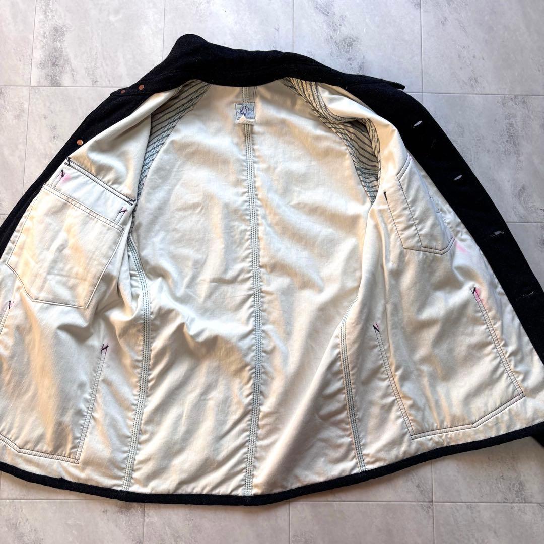 【USA製】ポストオーバーオールズ エンジニアジャケット ウール チンスト M