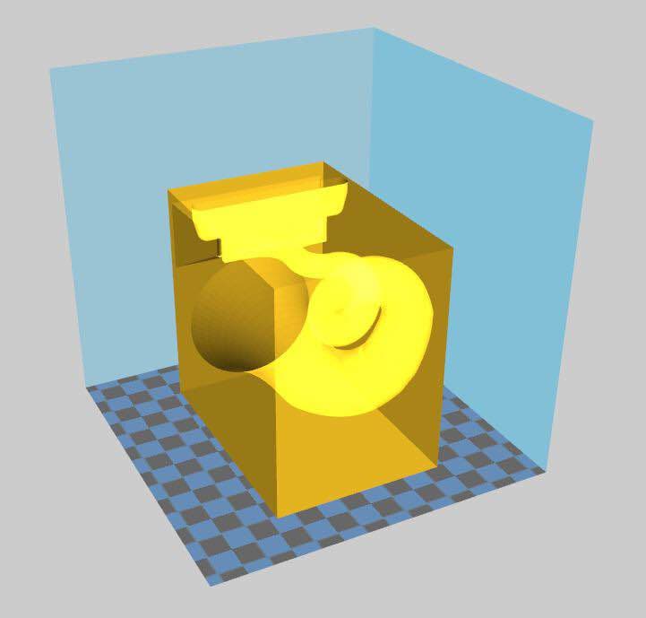 【展示用】スマホ用バックロードホーン型スピーカー