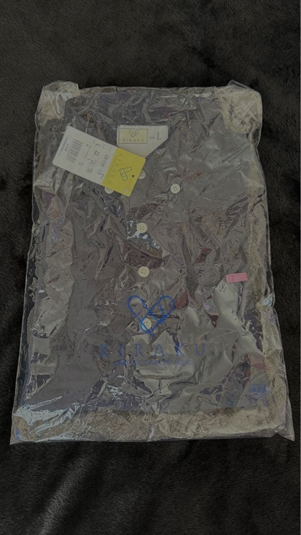 KIRAKU ユニフォーム 介護 Lサイズ CR156-13 ネイビー 2枚