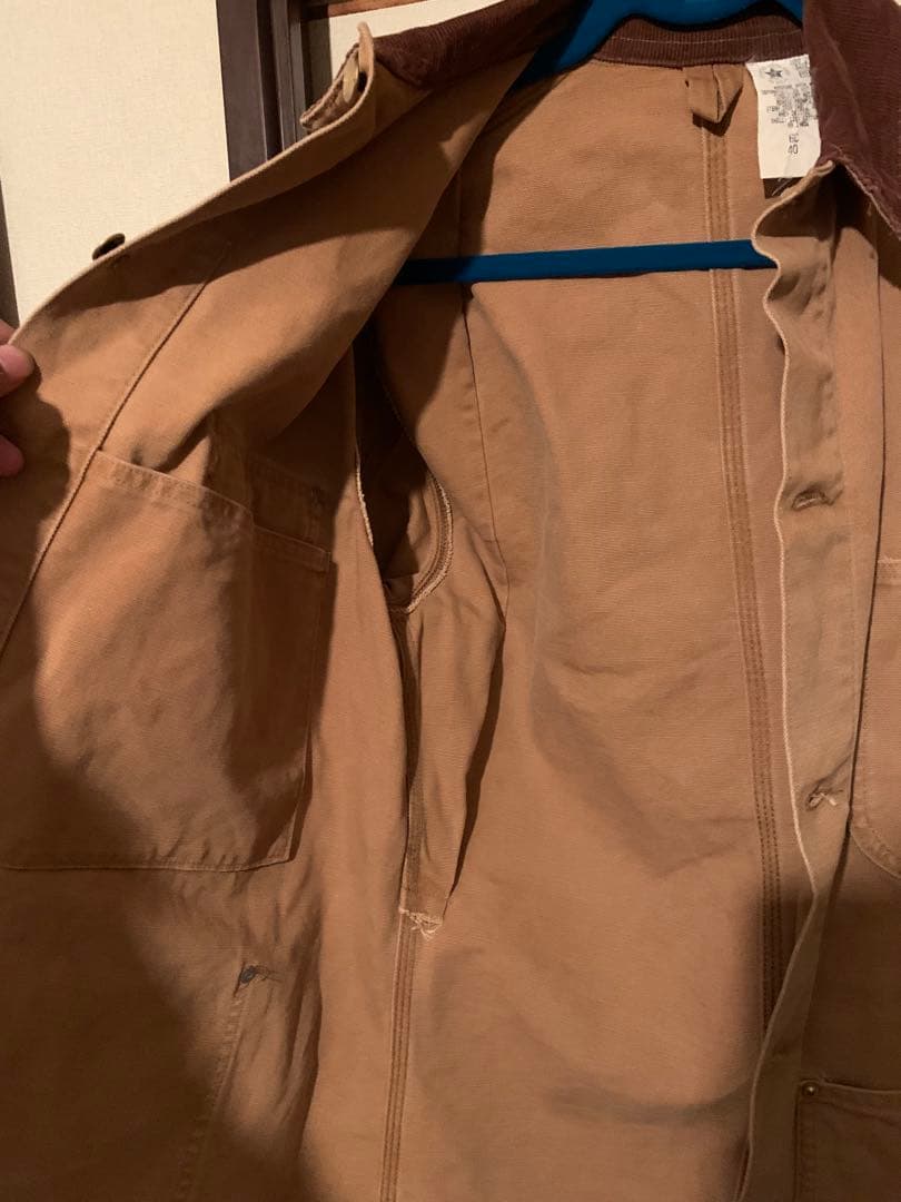 カーハート　ミシガンチョアコート　星タグ　裏地なし