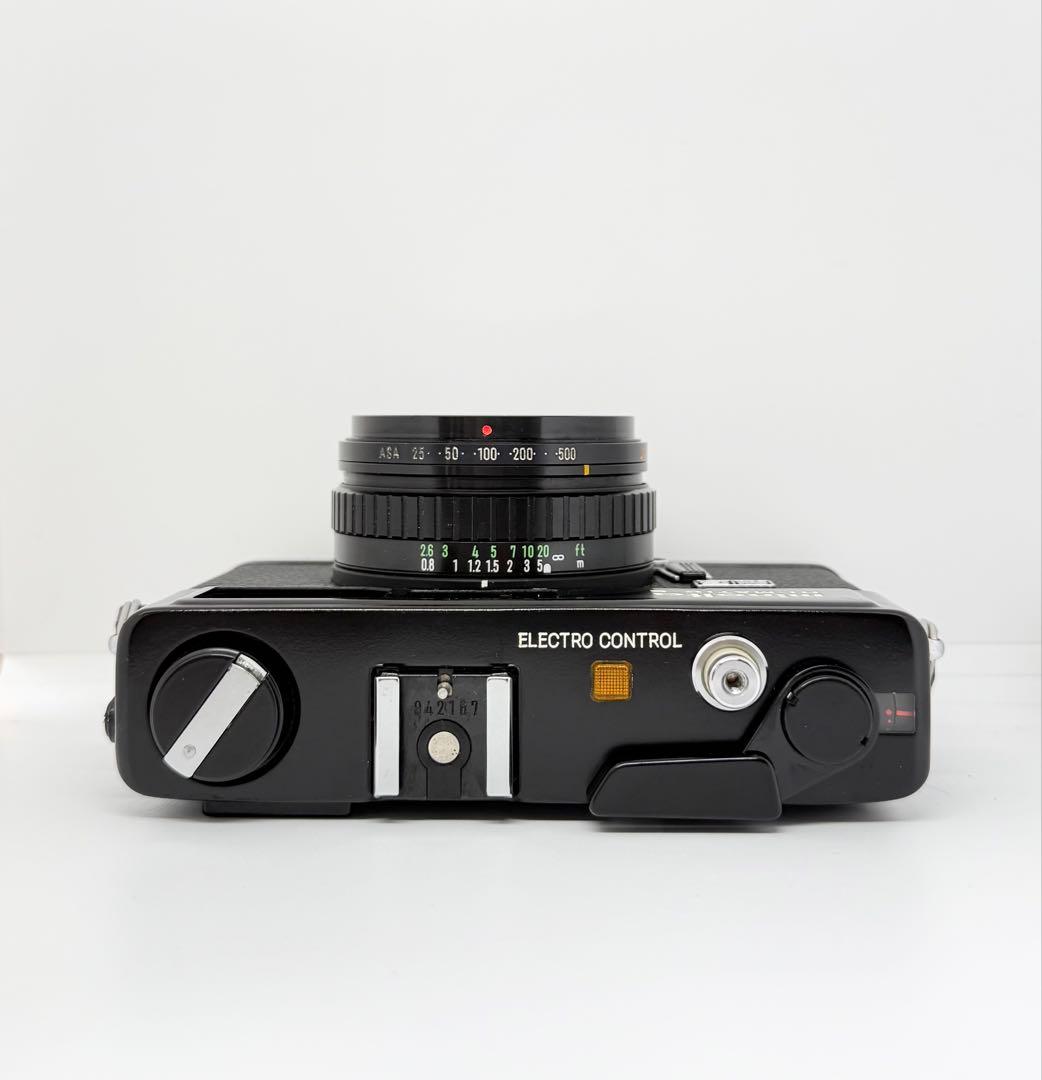 【完動美品】MINOLTA HI-MATIC E ブラック フィルムカメラ