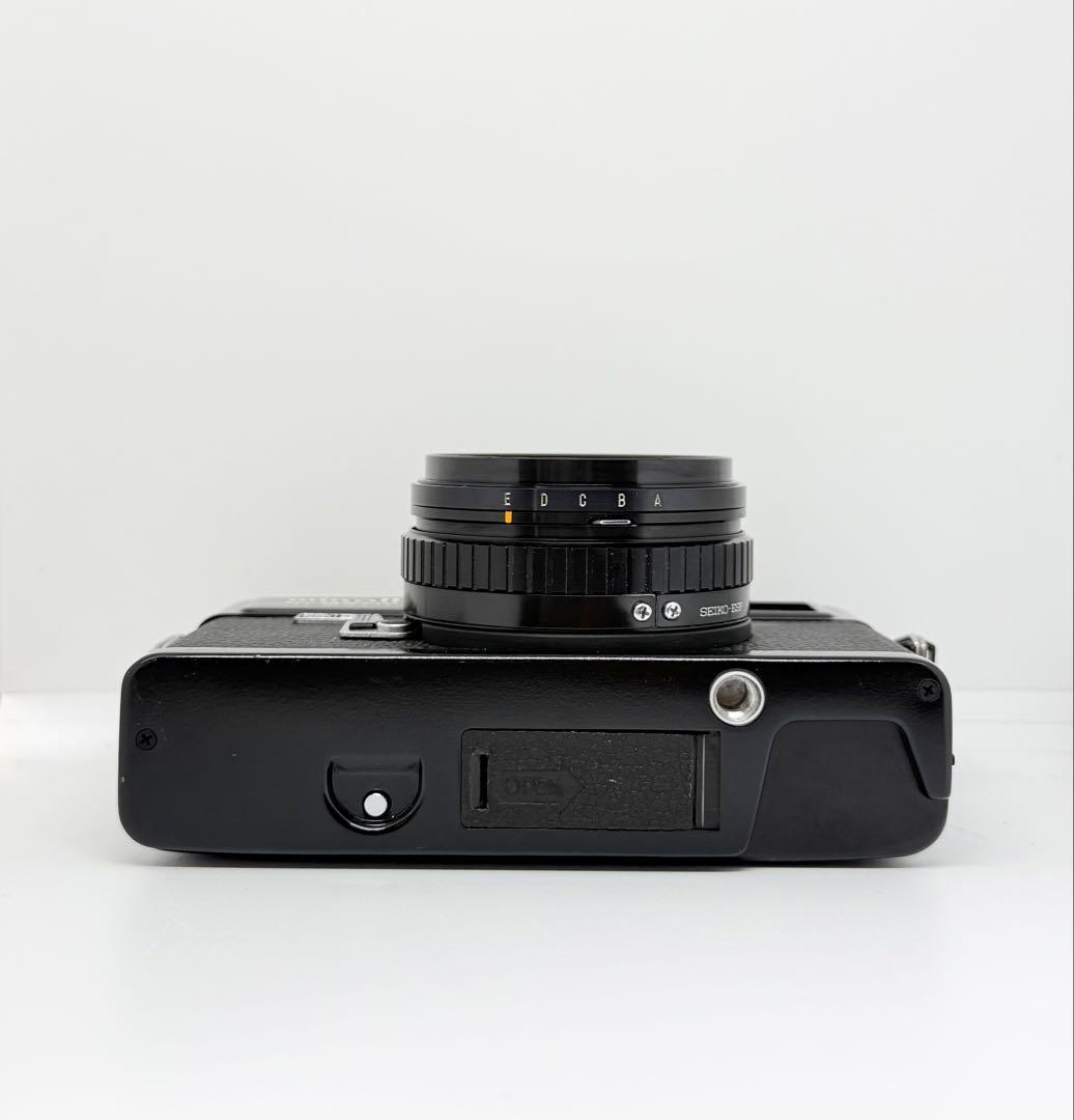 【完動美品】MINOLTA HI-MATIC E ブラック フィルムカメラ