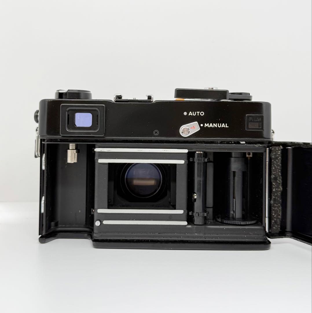 【完動美品】MINOLTA HI-MATIC E ブラック フィルムカメラ