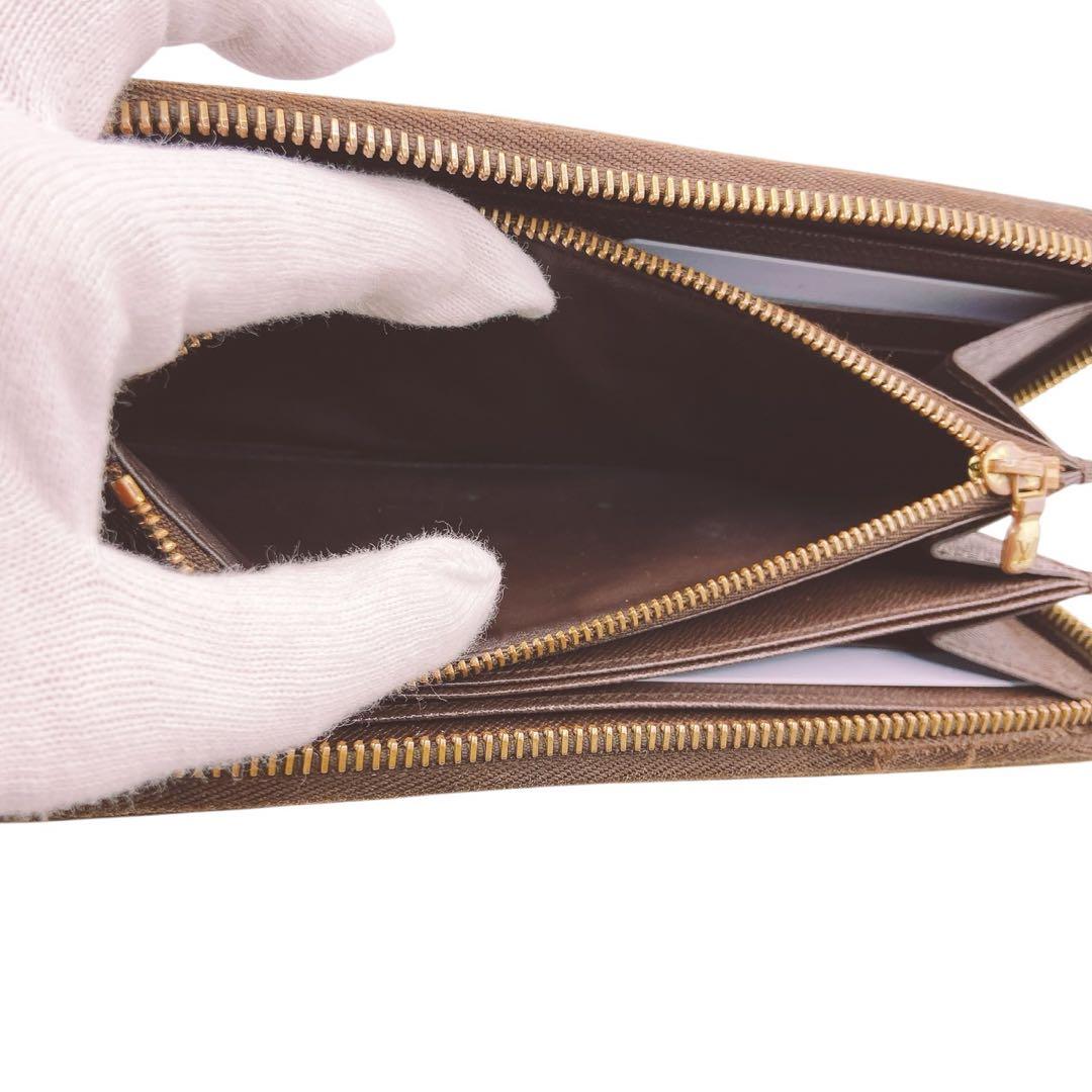 【ジャンク】LOUIS VUITTON ダミエジッピーウォレット☆鑑定済みです