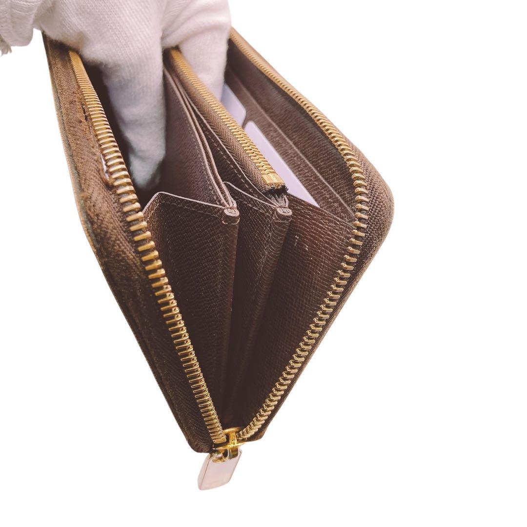 【ジャンク】LOUIS VUITTON ダミエジッピーウォレット☆鑑定済みです