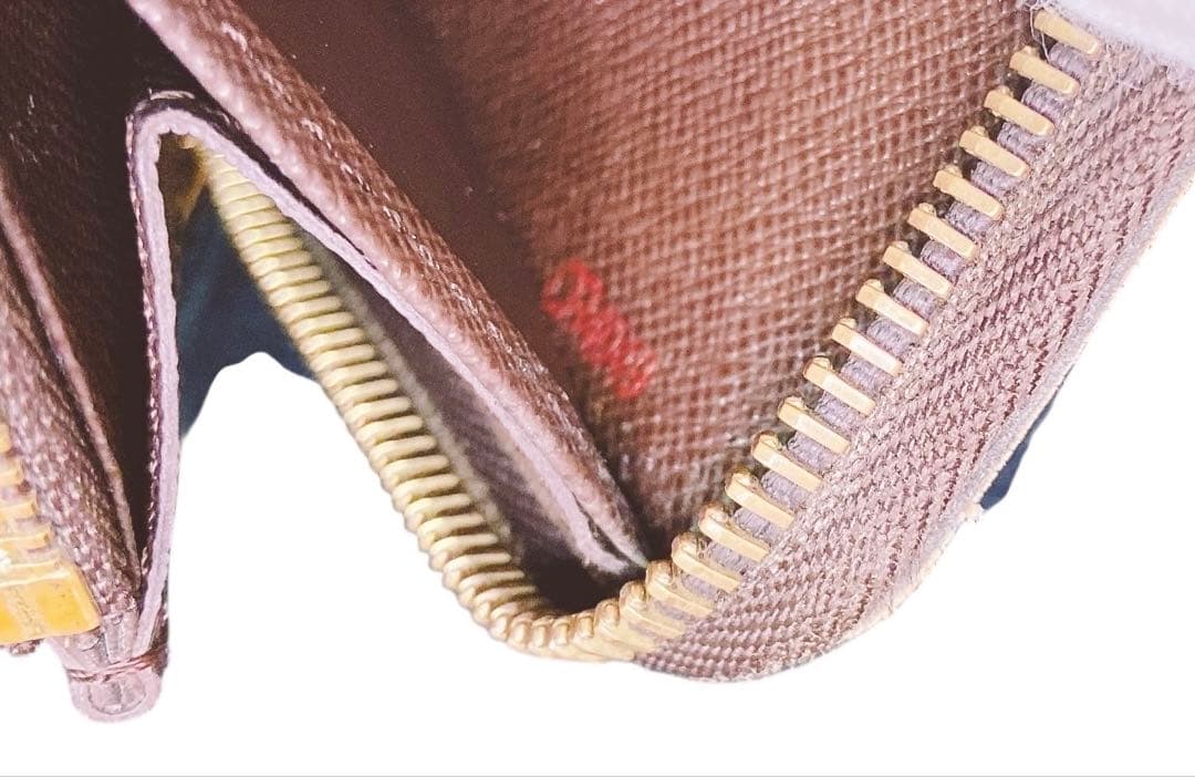 【ジャンク】LOUIS VUITTON ダミエジッピーウォレット☆鑑定済みです
