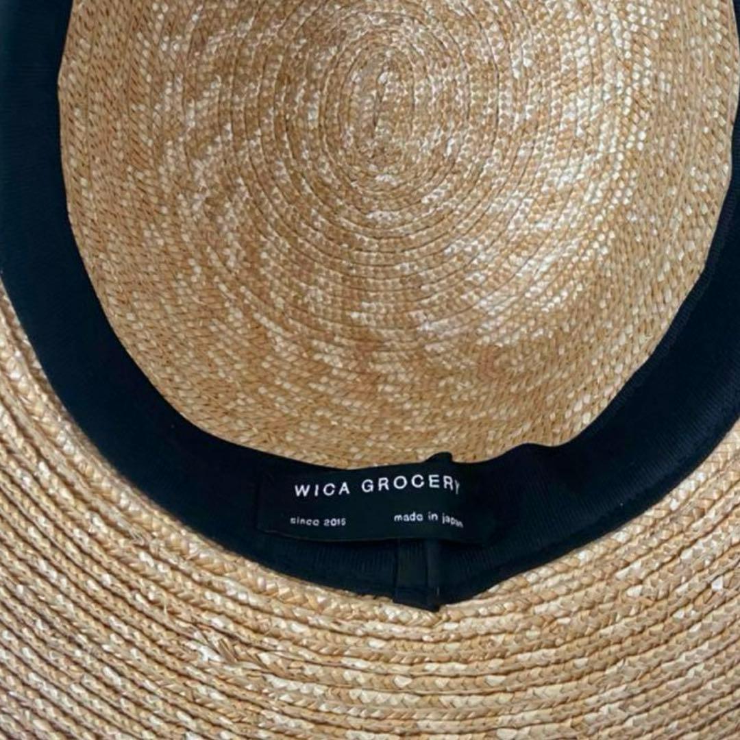 wica grocery 麦わら帽子 ストローハット カンカン帽